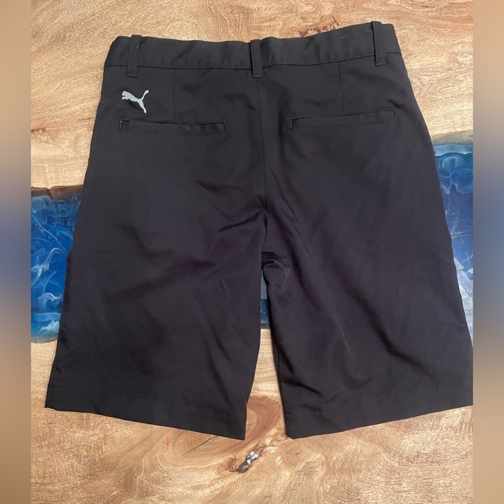 Puma Boy's Junior Stretch Golf Shorts Sz M 9/10 - Picture 5 of 8